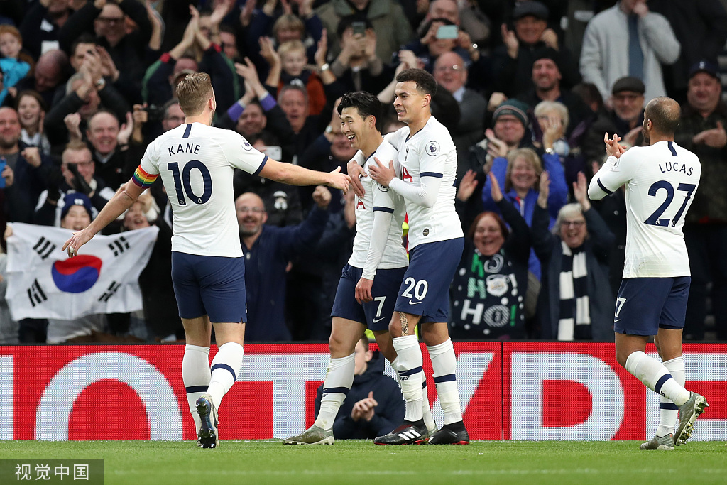  热刺惨败曼城，孙兴慜状态持续低迷  